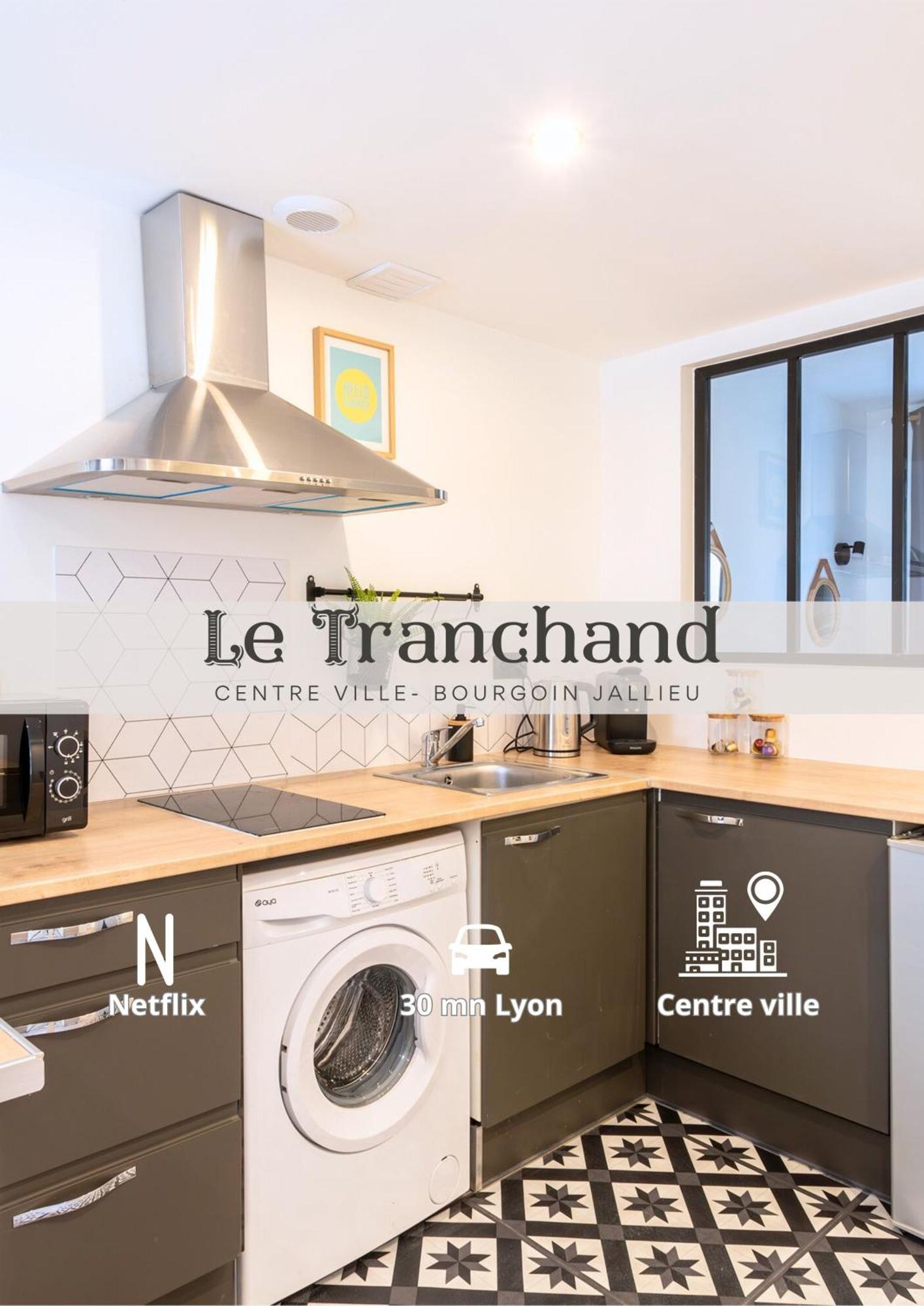 Le Tranchand☆City Center☆Wifi Hd Bourgoin-Jallieu Exterior photo